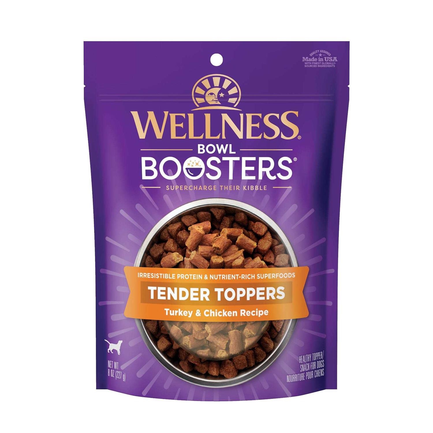 Wellness Bowl Boosters Tender Toppers Dog Food