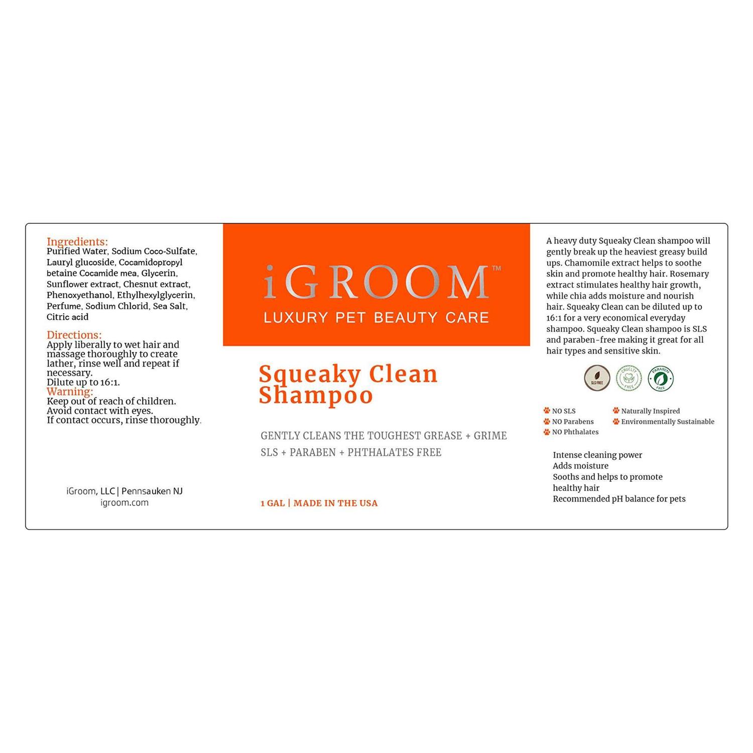 iGroom Squeaky Clean Shampoo