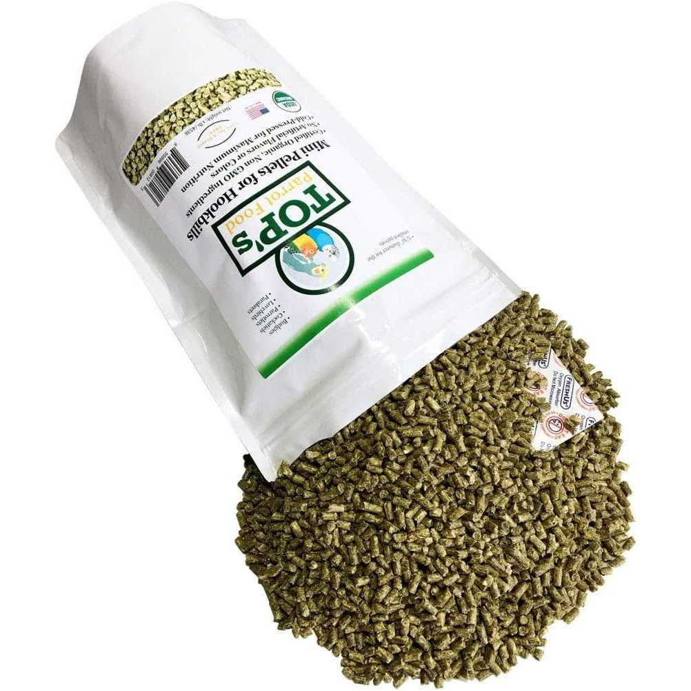TOP’s Parrot Food Mini Pellets 1lb Bird Food