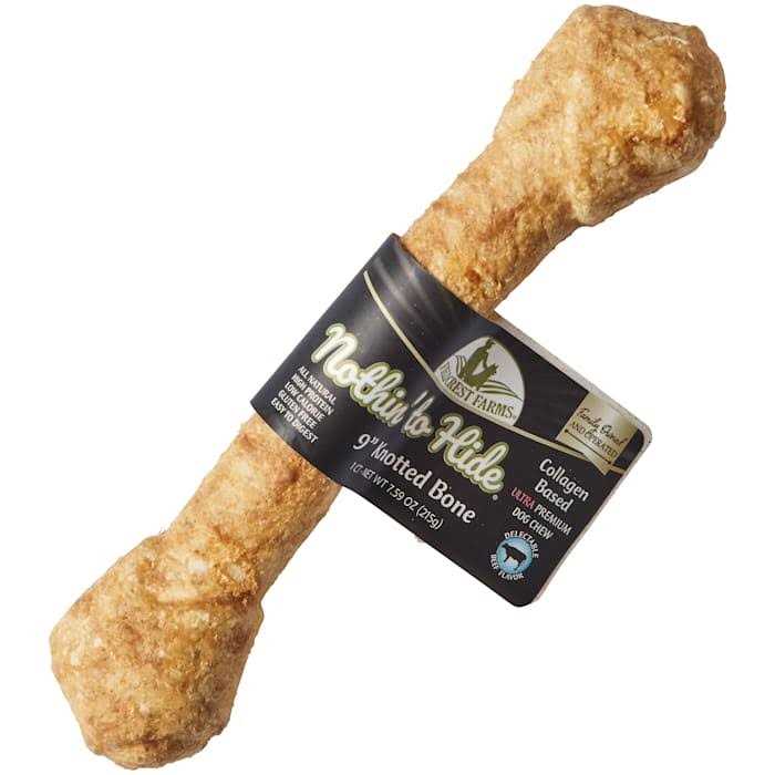 Fieldcrest Farms Nothin’ to Hide 9 Knotted Beef Flavor Bone Ultra Premuim Dog Chews