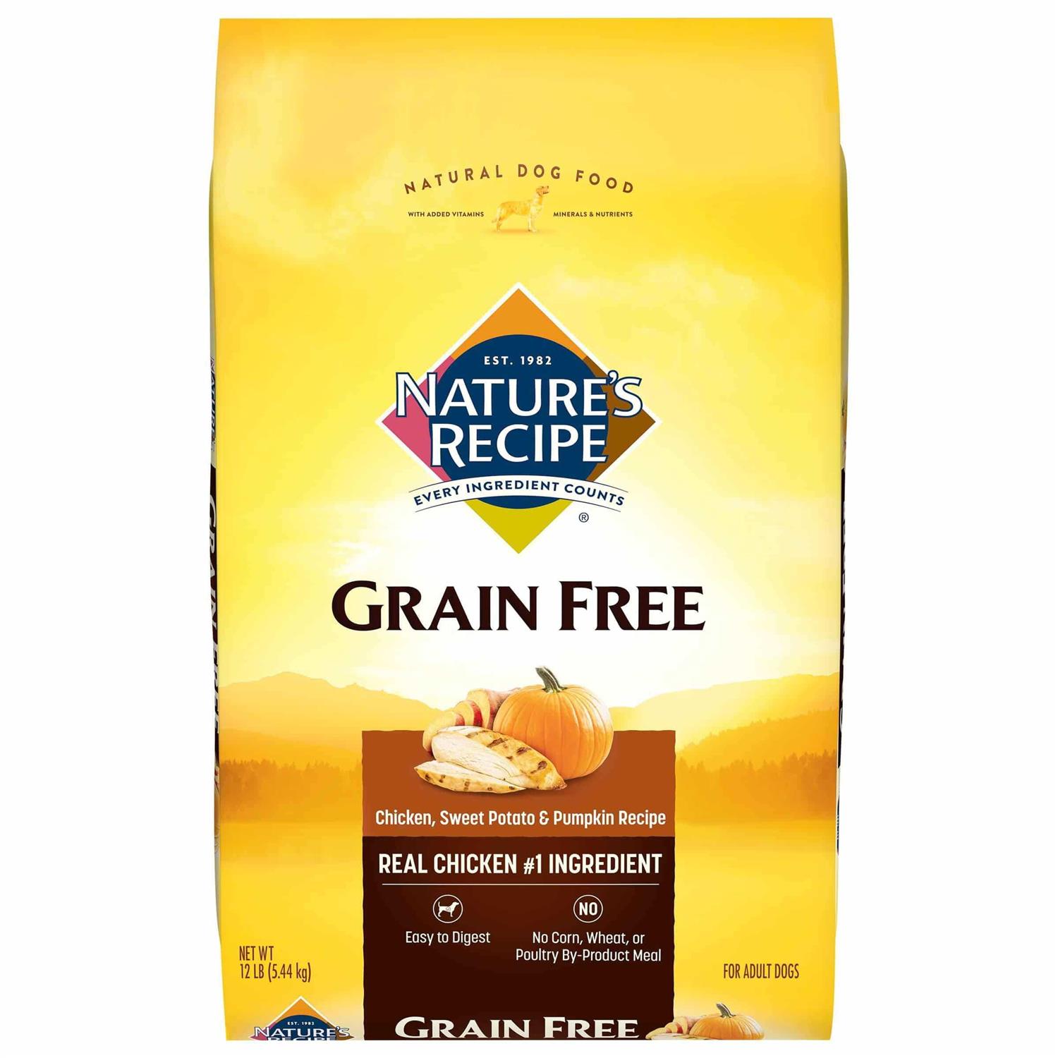 Nature’s Recipe Grain Free Chicken Dry Dog Food