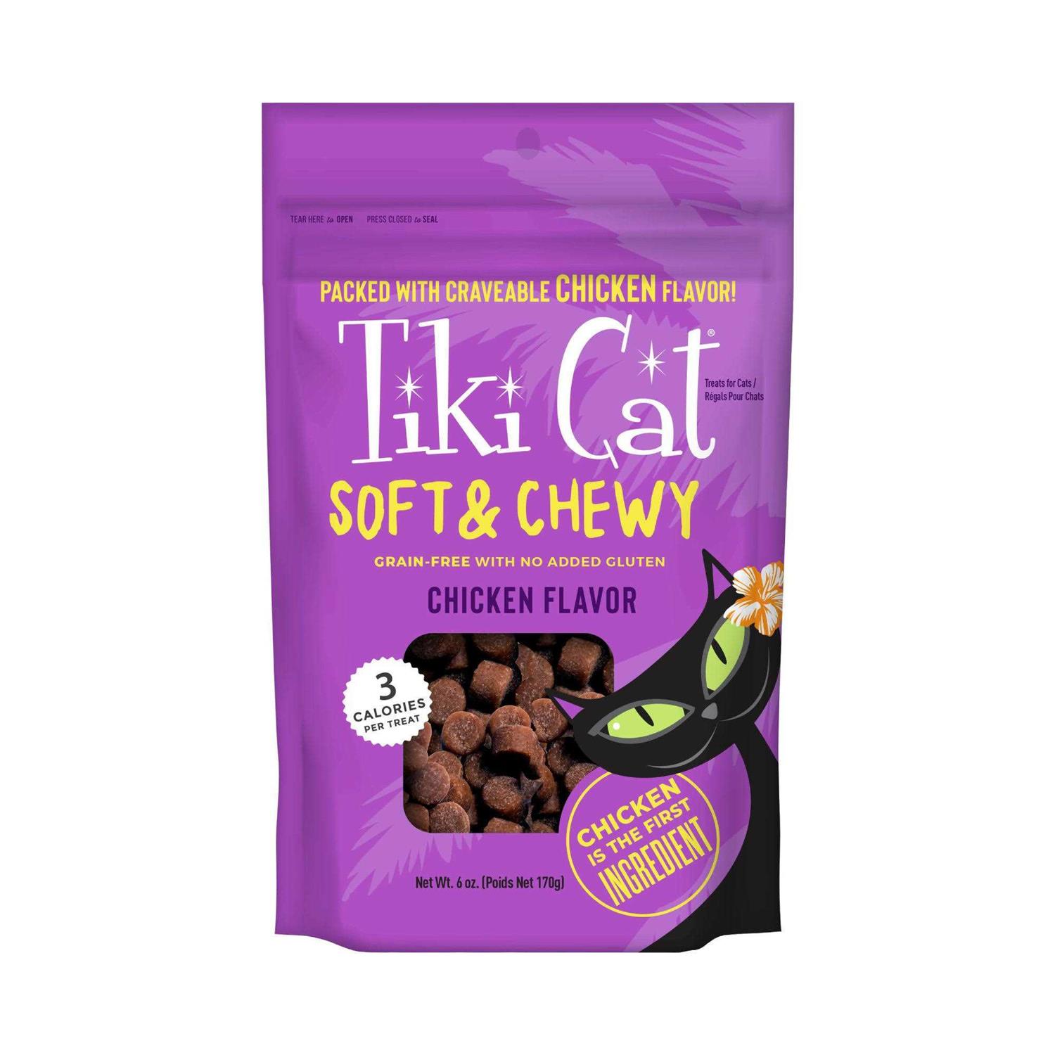 Tiki Cat Soft & Chewy Cat Treats Chicken
