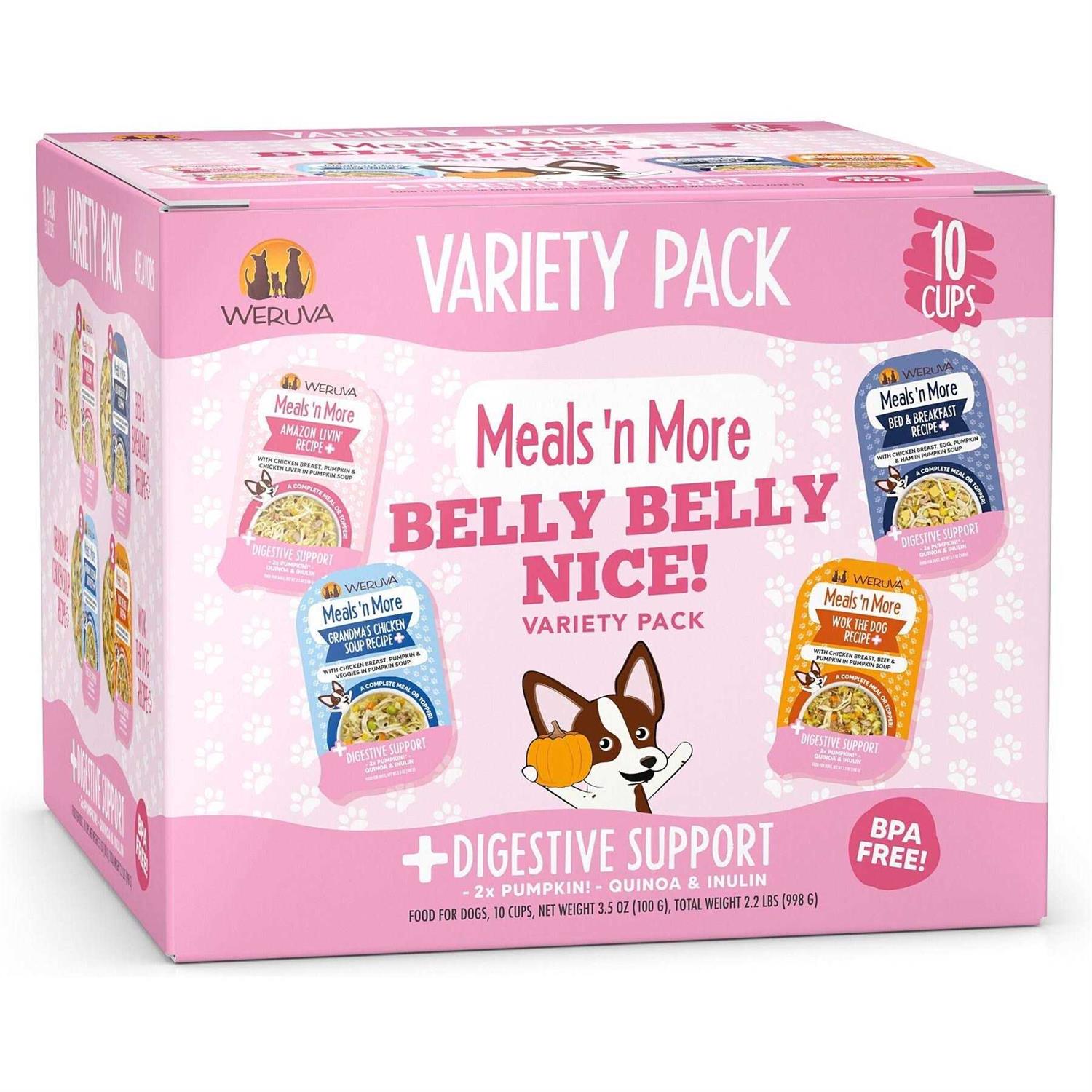 Weruva Dog Meals ‘n More Belly Belly Nice! Variety Pack