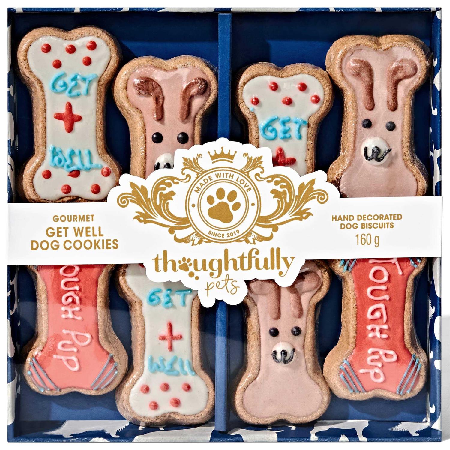 Thoughtfully Pets Get Well Dog Cookies Gift Set