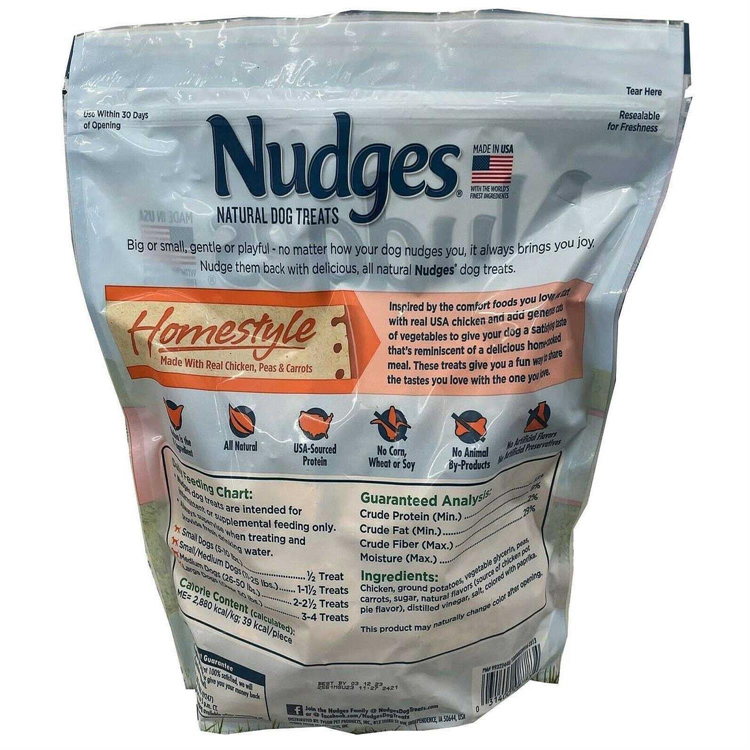 Nudges Homestyle Natural Dog Treats