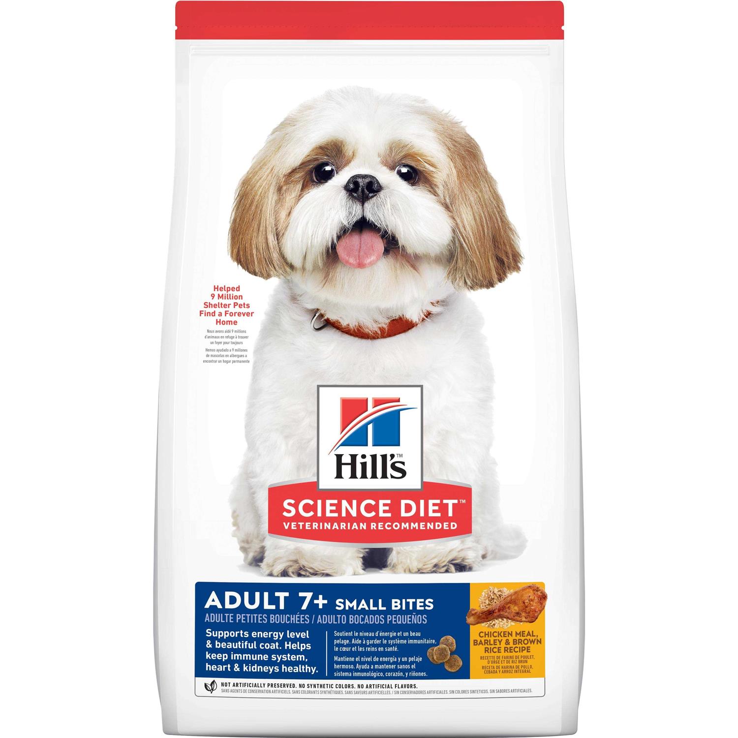 Hill’s Science Diet Adult 7+ Small Bites Chicken Meal Dry Dog Food