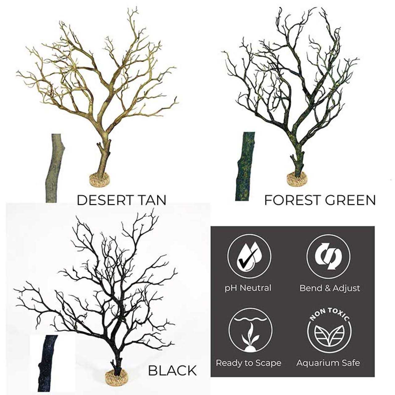 cURRENT USA Manzanita Branch 22-inch Tall with Weighted Base