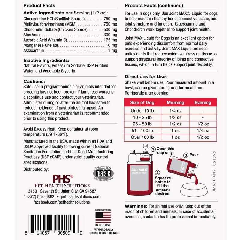 Joint MAX Liquid for Dogs