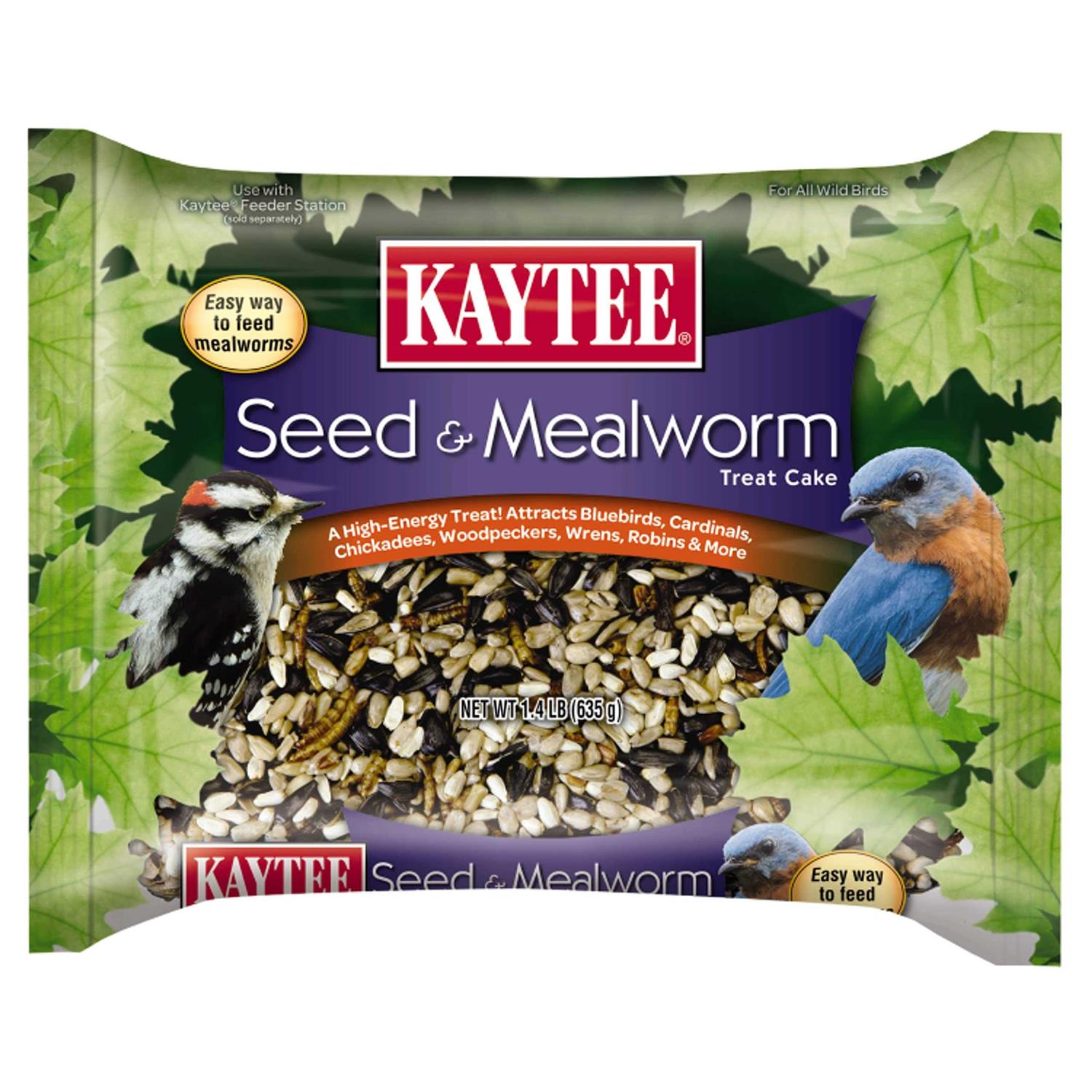 Kaytee Seed & Mealworm Cake