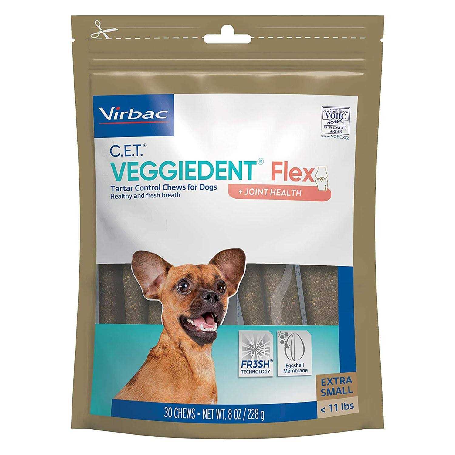 Virbac C.E.T. VeggieDent Flex Tartar Control Chews Dogs