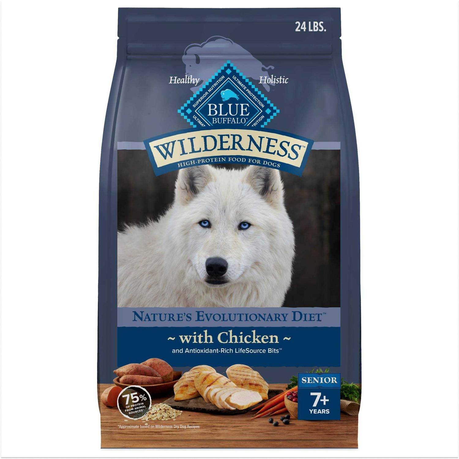 Blue Buffalo Wilderness Chicken Senior Dry Dog Food