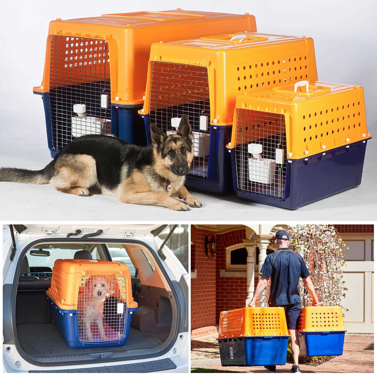 Pet-express Pet Crate Durable, Heavy Duty Dog Cat Kennel, Iata Airline Approved Pet Carrier, Pet Palace Dog Kennel, Travel Dog and Cat Crate