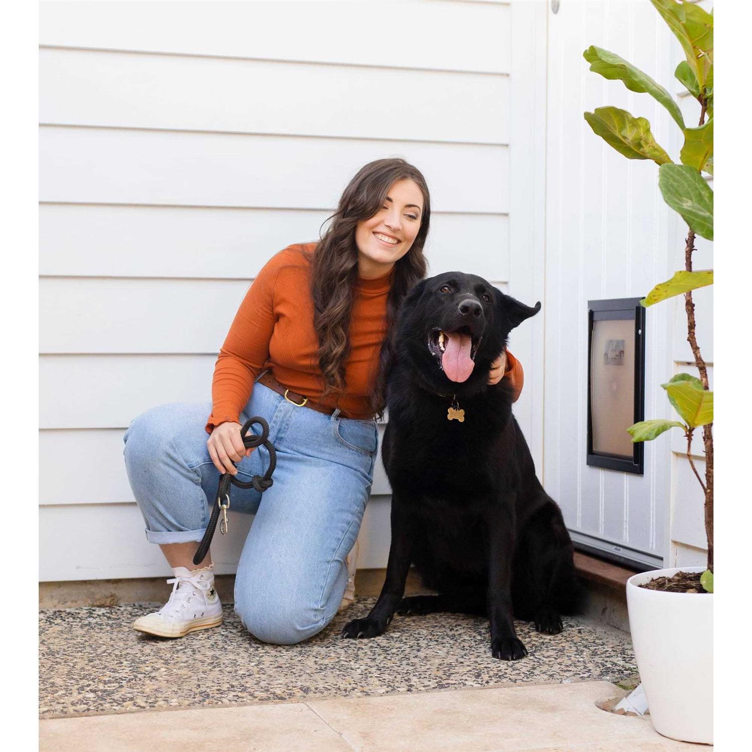 Hakuna Pets Deluxe Aluminum Pet Door