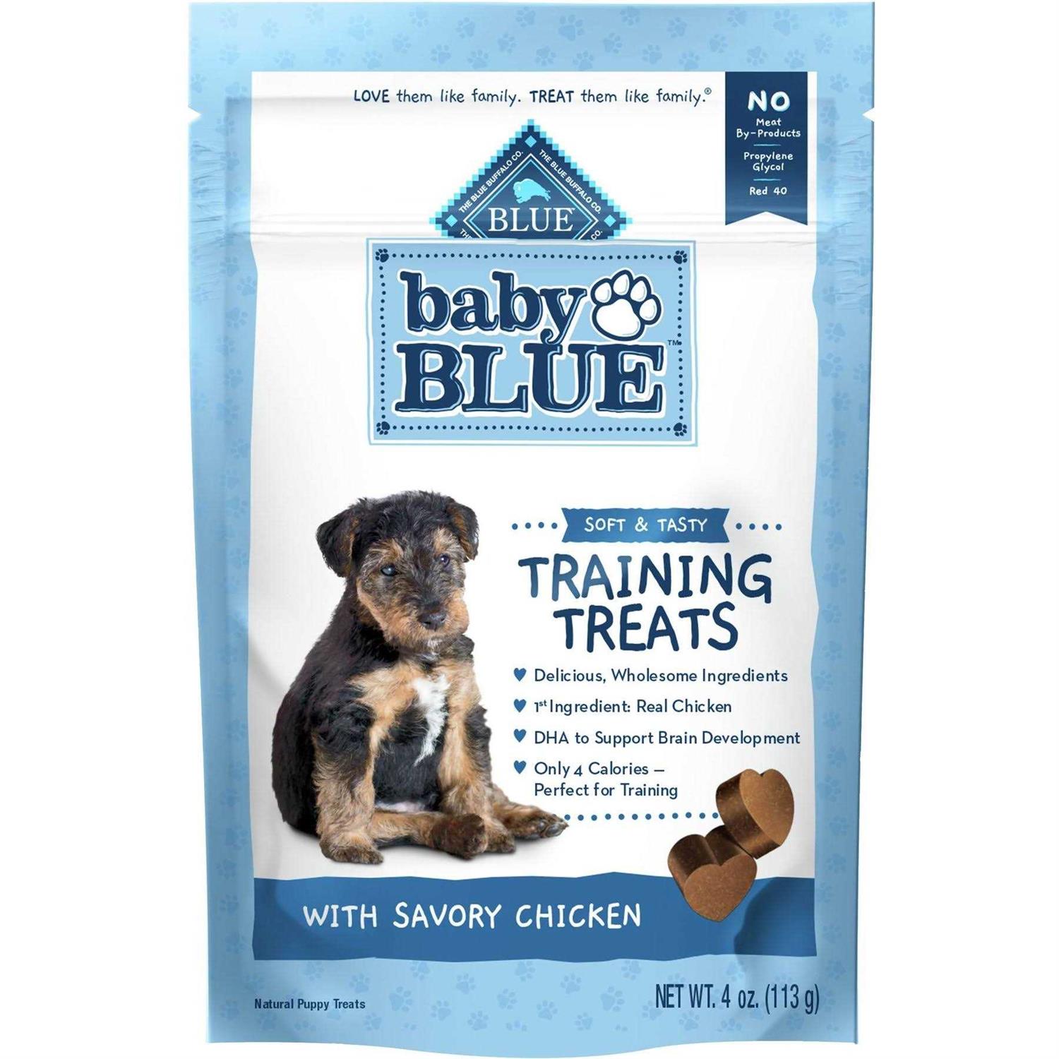 Blue Buffalo Baby Blue Training Treats Natural Puppy Soft Dog Treats