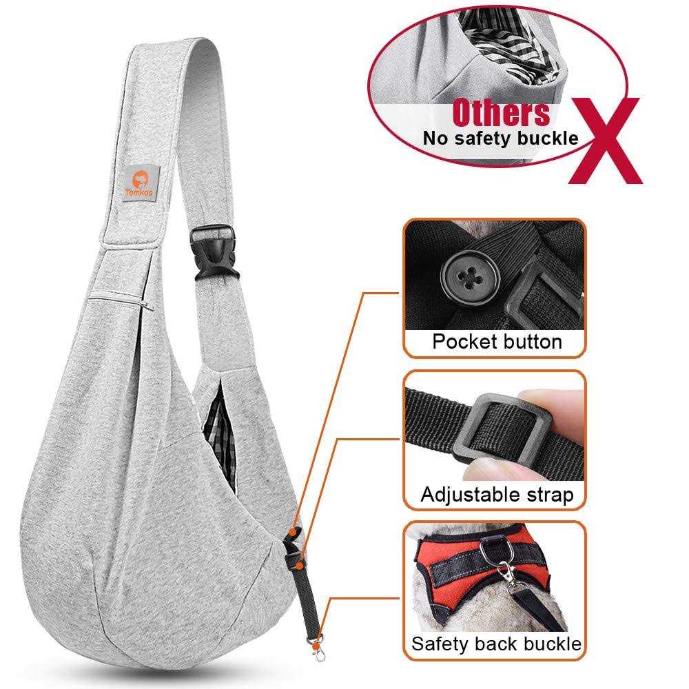 TOMKAS Dog Sling Carrier for Small Dogs Puppy Carrier for Small Dogs