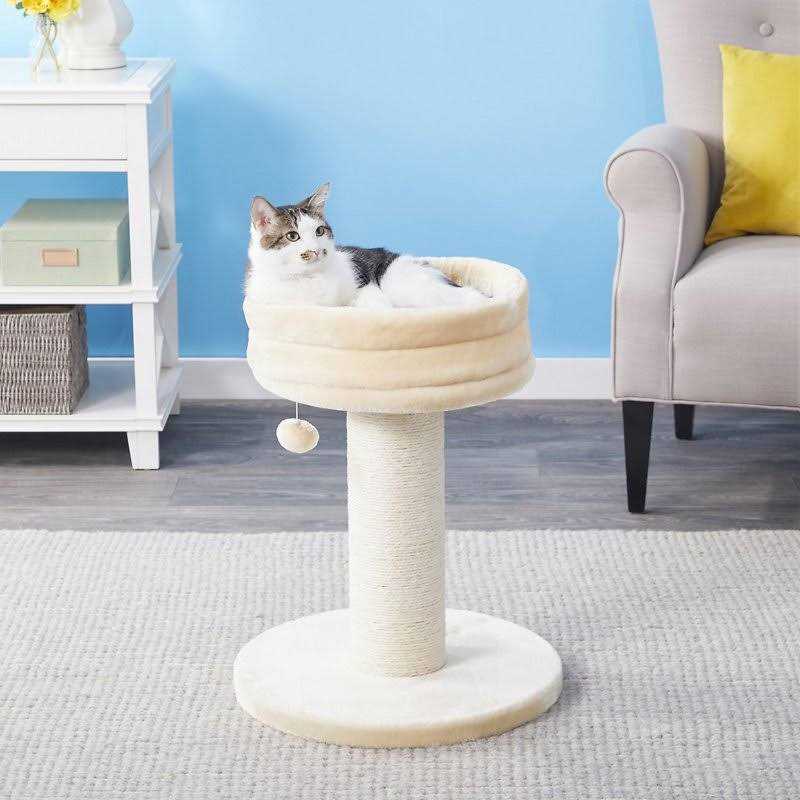 Frisco 24.8-in Heavy Duty Faux Fur Cat Tree
