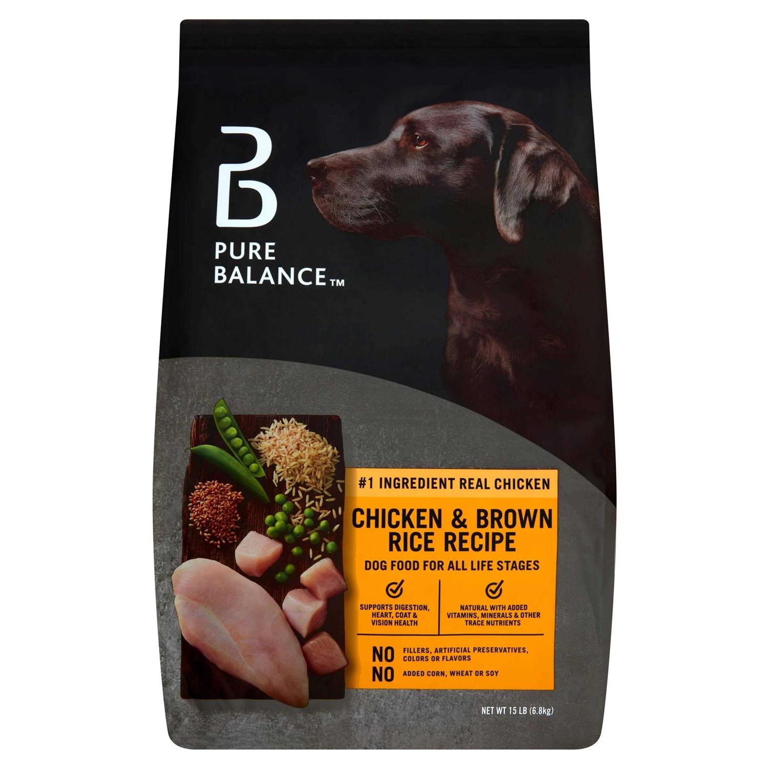 Pure Balance Chicken and Brown Rice Recipe Dry Dog Food