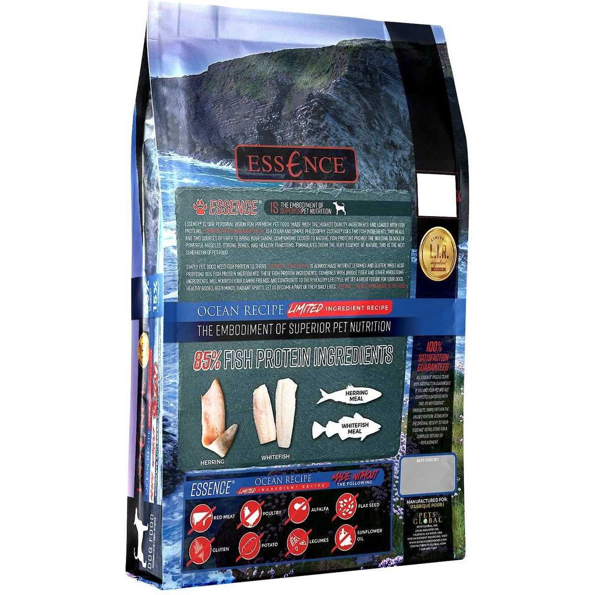 Essence Limited Ingredient Ocean Recipe Dog Dry Food