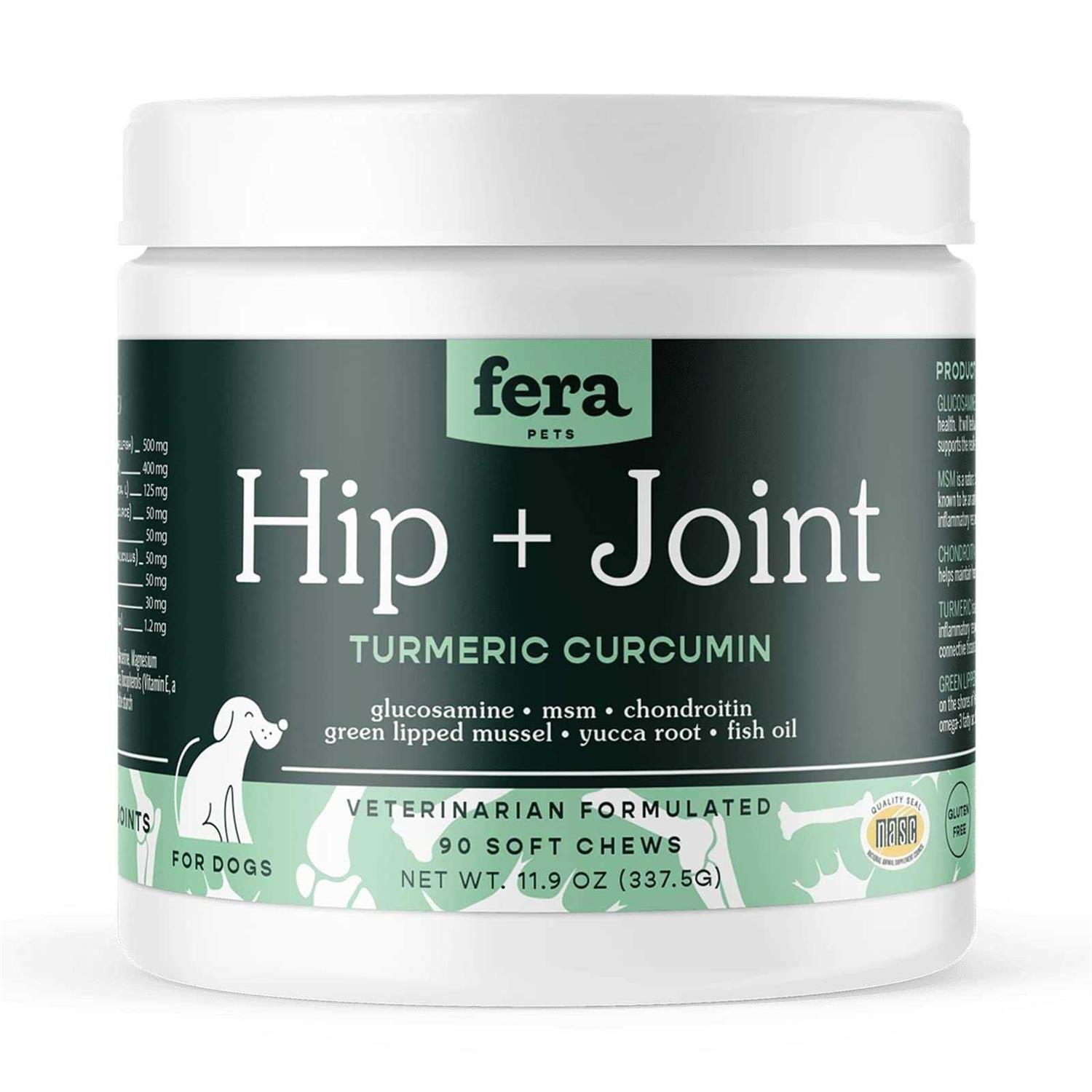 Fera Pet Organics Hip & Joint Soft Chew Dog Supplement