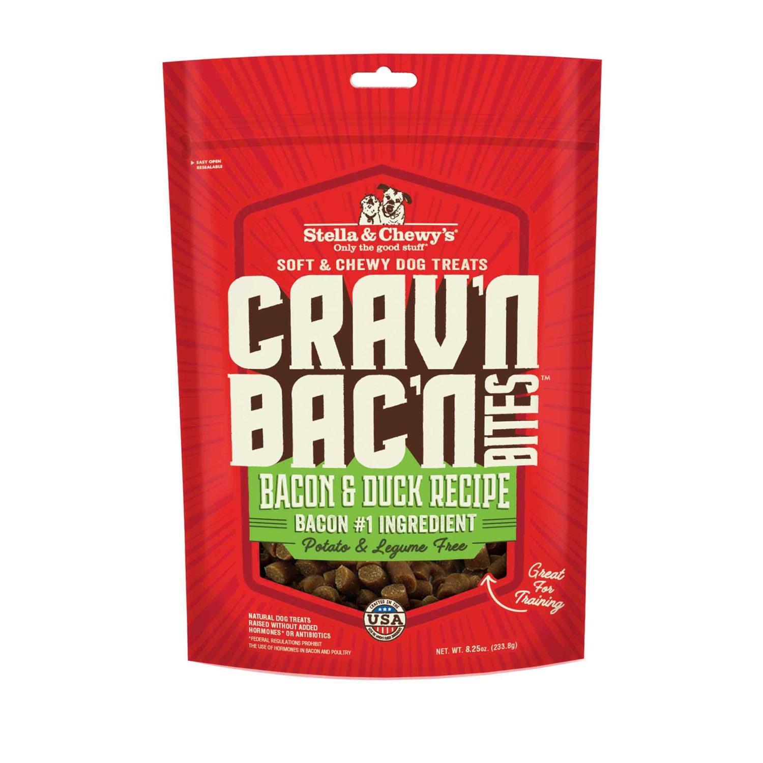 Stella & Chewy’s Crav’n Bac’n Bites Bacon Dog Treats