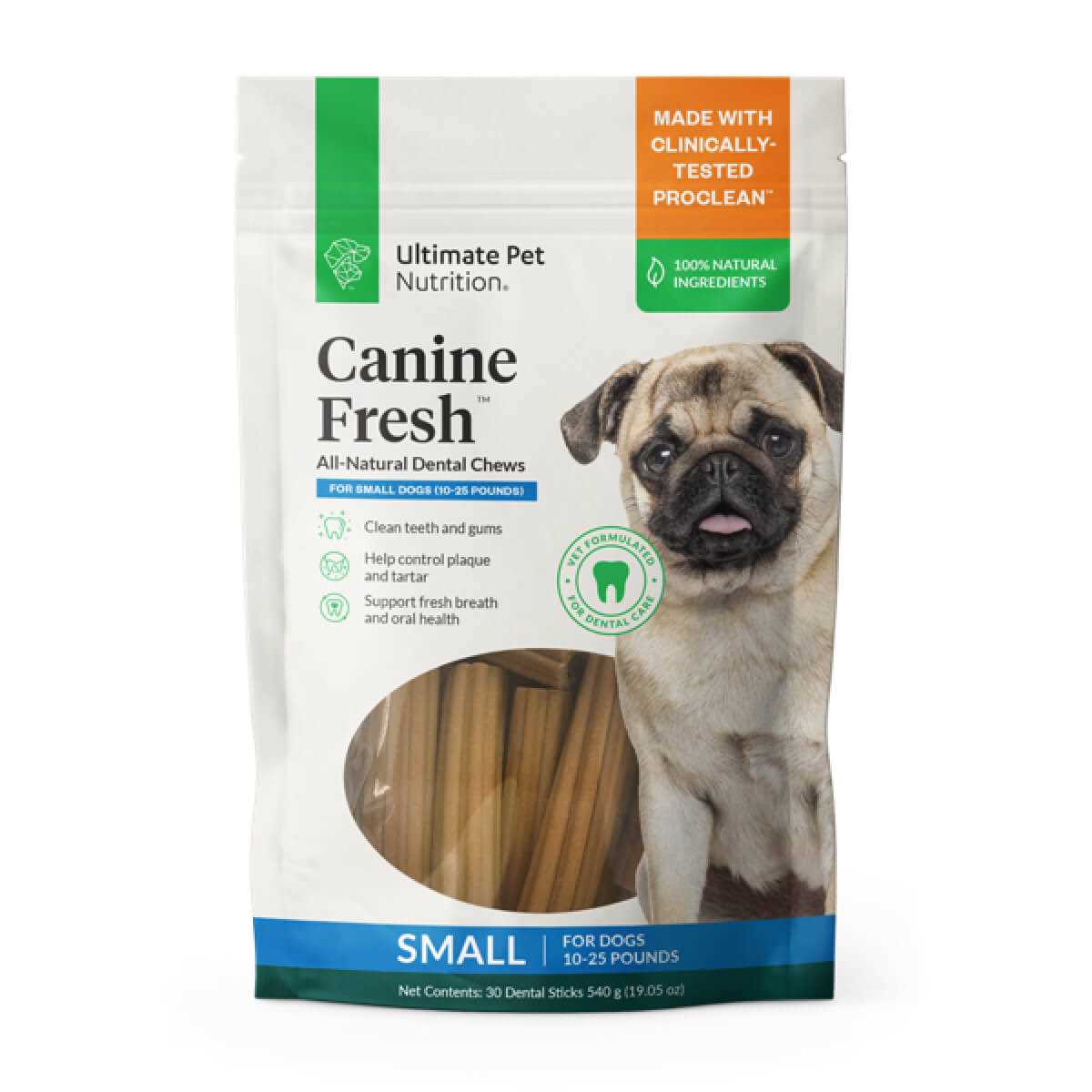 Ultimate Pet Nutrition All Natural Canine Fresh Dental Chews Sticks Dogs