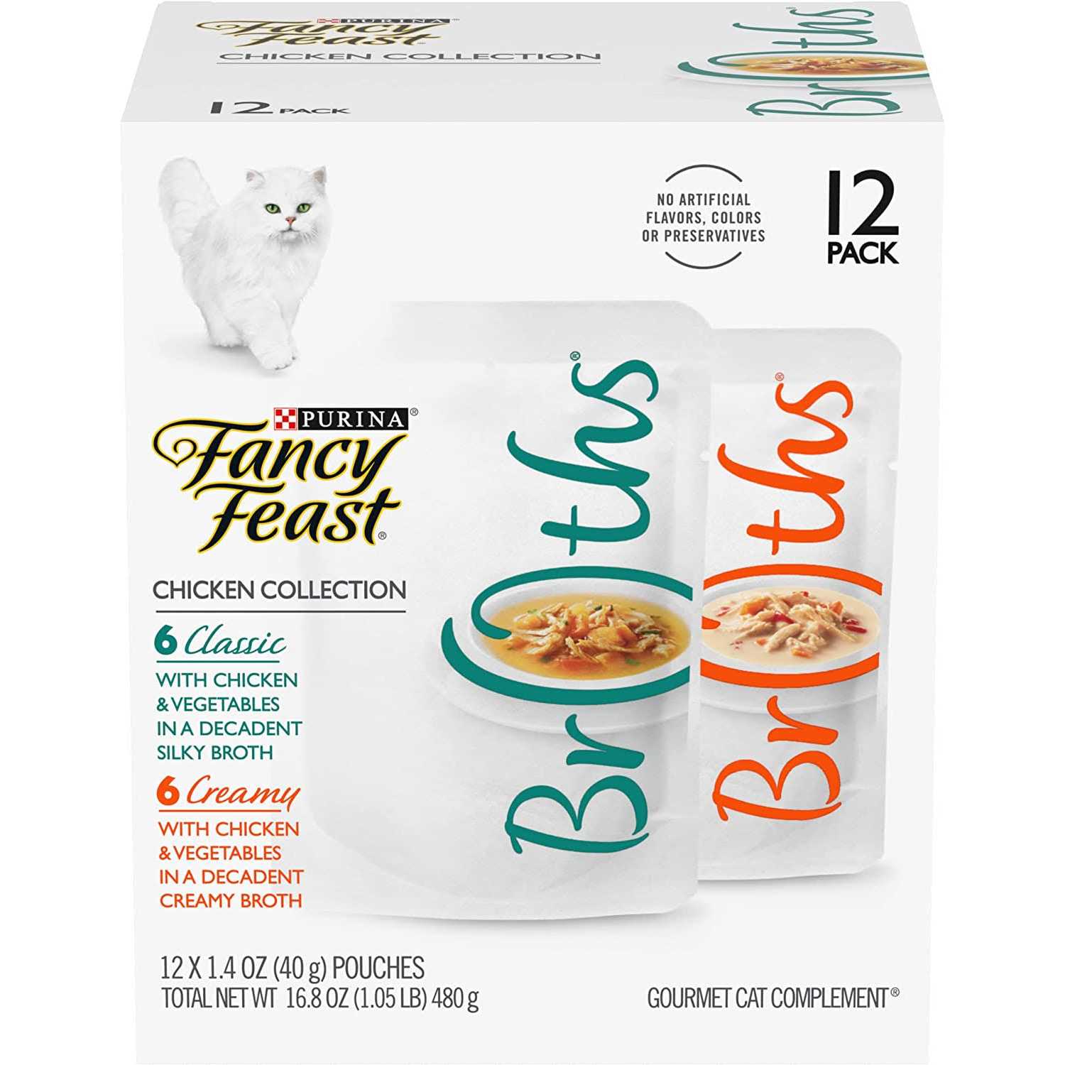 Fancy Feast Chicken Complement Wet Cat Food Variety Pack
