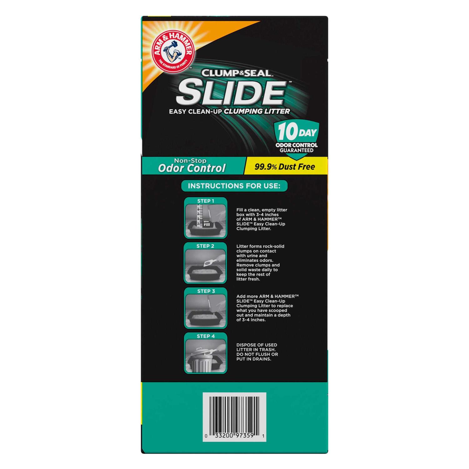 Arm & Hammer Slide Odor Control Easy Clean-Up Clumping Cat Litter