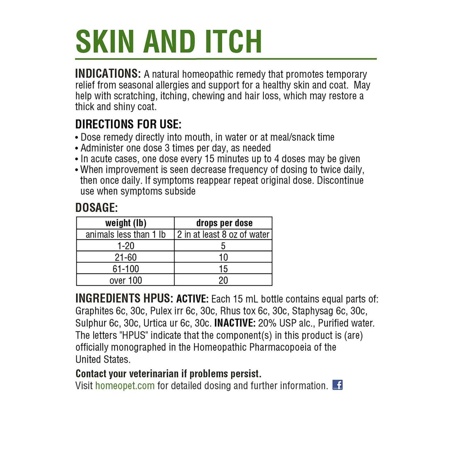 HomeoPet Skin Itch Relief