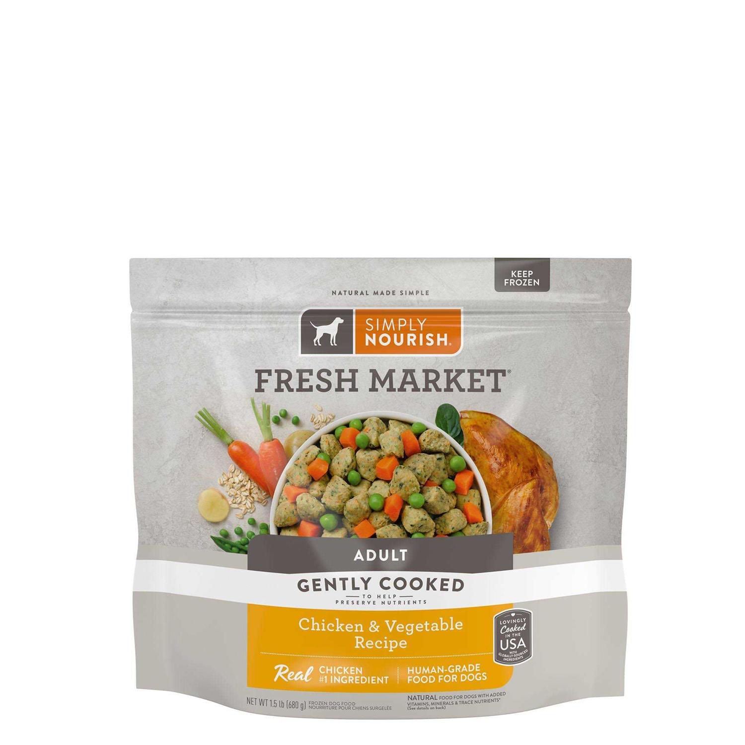 Simply Nourish Fresh Market Adult Frozen Dog Food