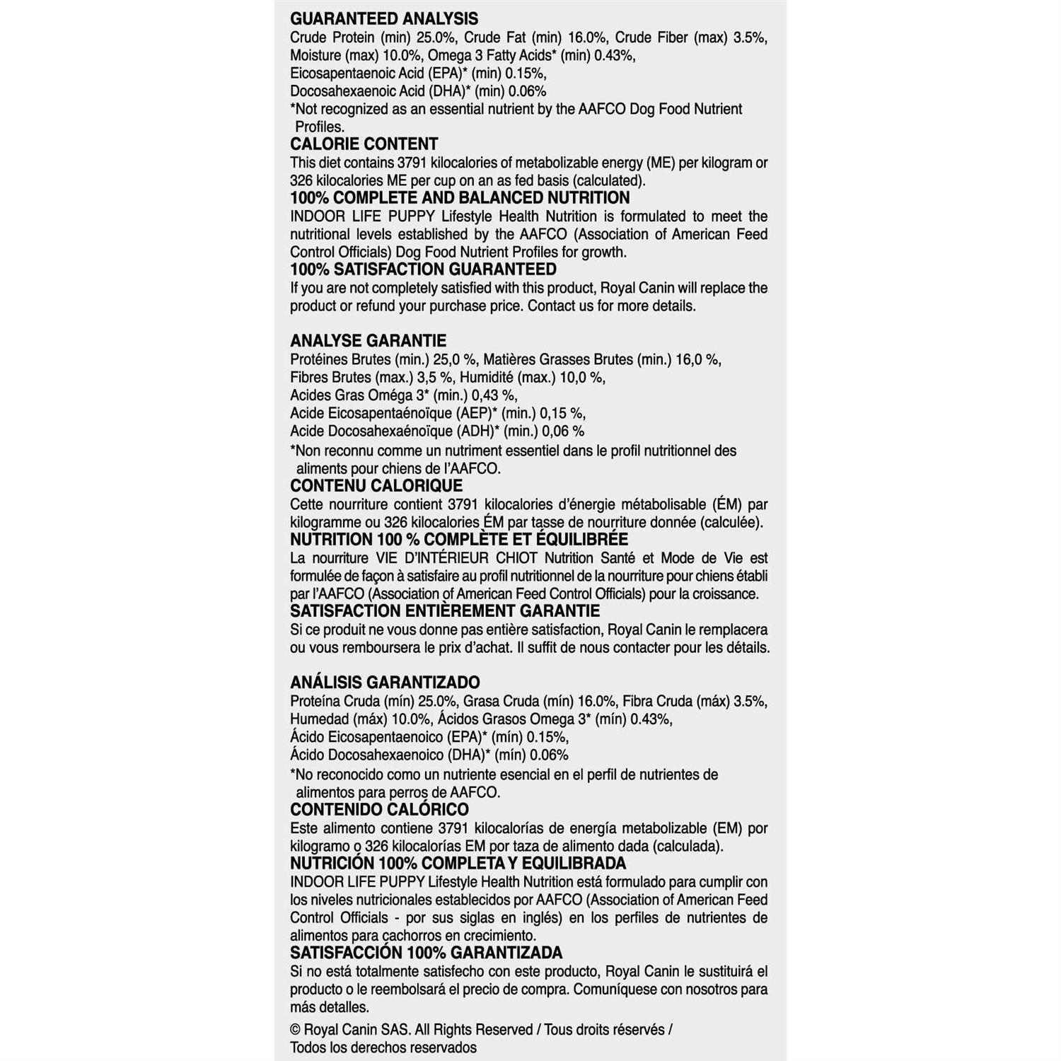 Royal Canin Indoor Small Puppy Dry Dog Food