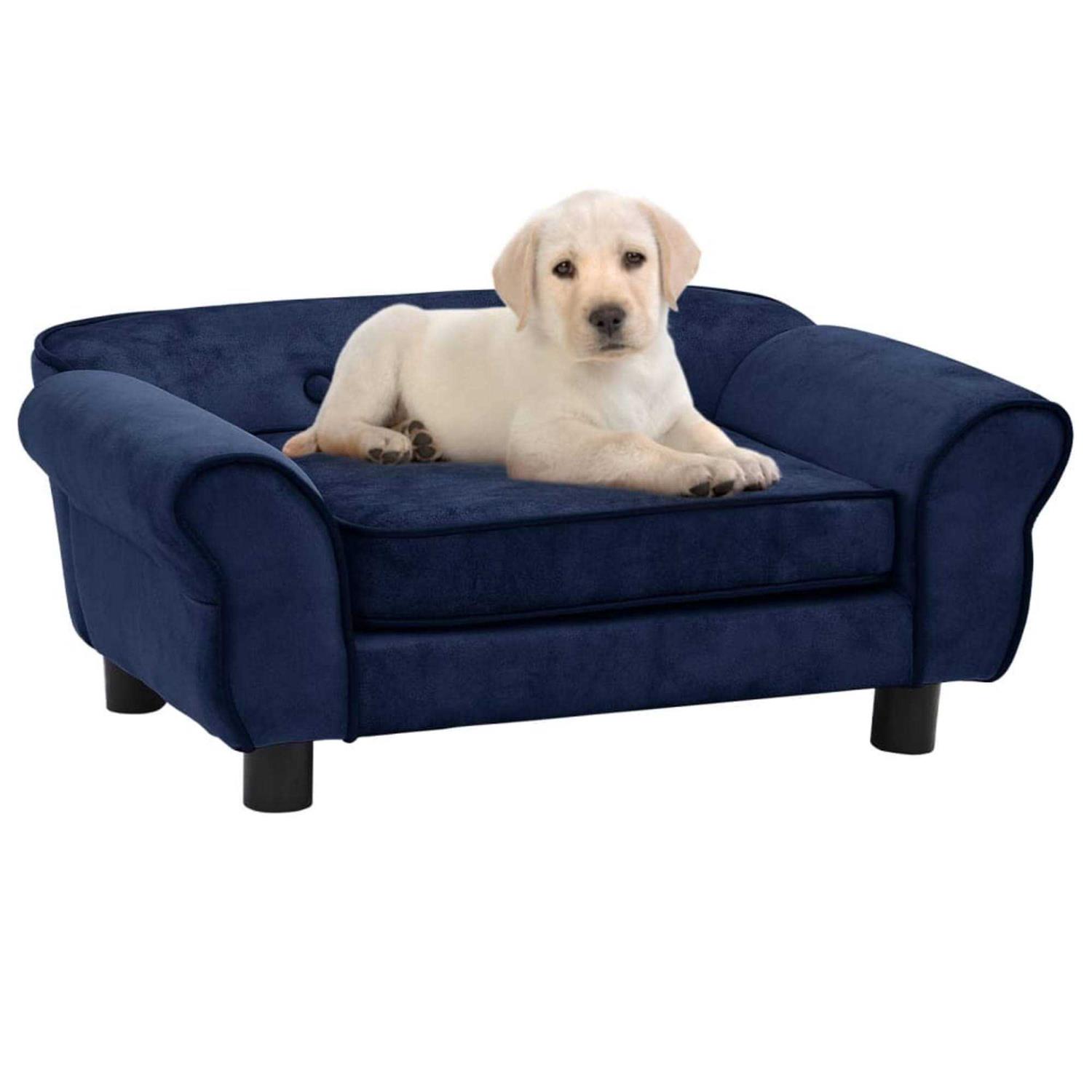 vidaXL Dog Sofa 28.3×17.7×11.8 Plush