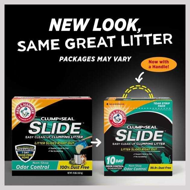 Arm & Hammer Slide Odor Control Easy Clean-Up Clumping Cat Litter