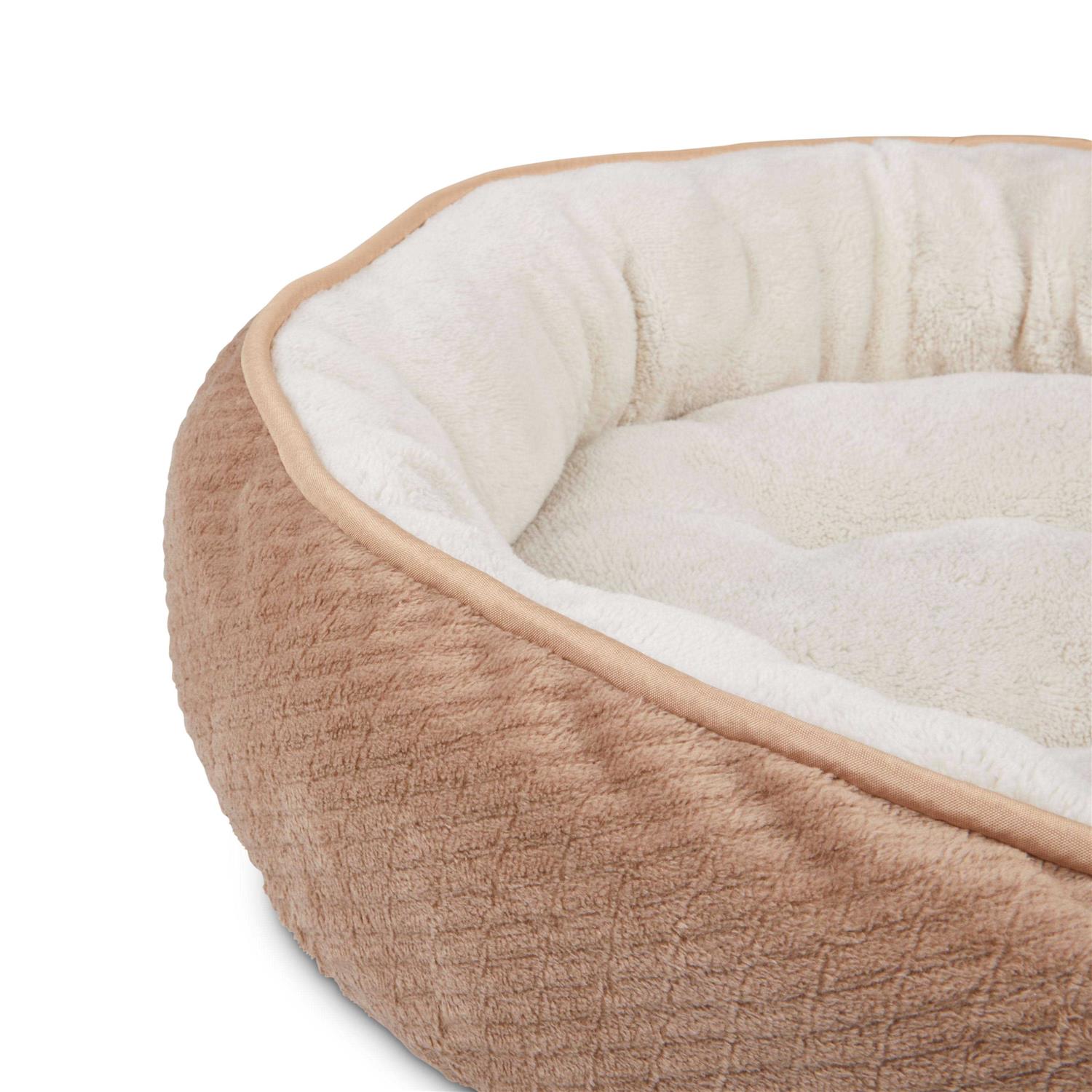EveryYay Snooze Fest Textured Round Cat Bed