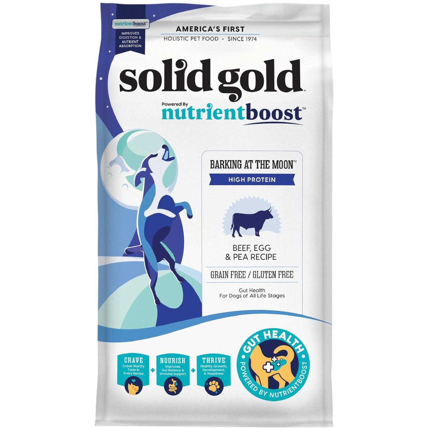 Solid Gold Barking at The Moon Grain-Free Beef Dry Dog Food