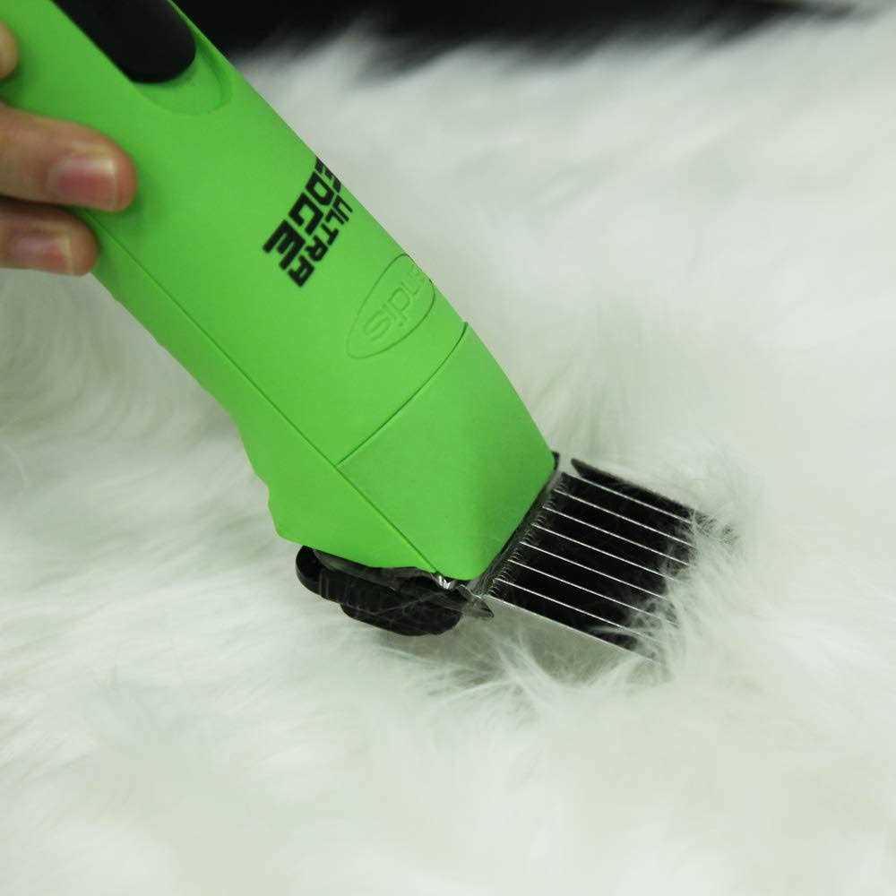 Shernbao Professional Animal Stainless Steel Clip Attachment Guide Comb Set for A5 style Detachable Blade Pet, Dog, Cat, and Horse Clippers