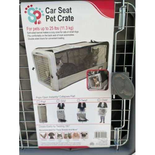 SPORT Pet Dog & Cat Car Seat Crate