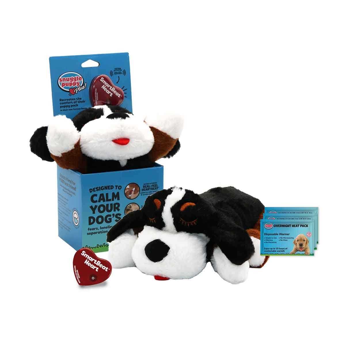 Snuggle Puppy Plus Smart Heartbeat Toy for Pet Anxiety Relief