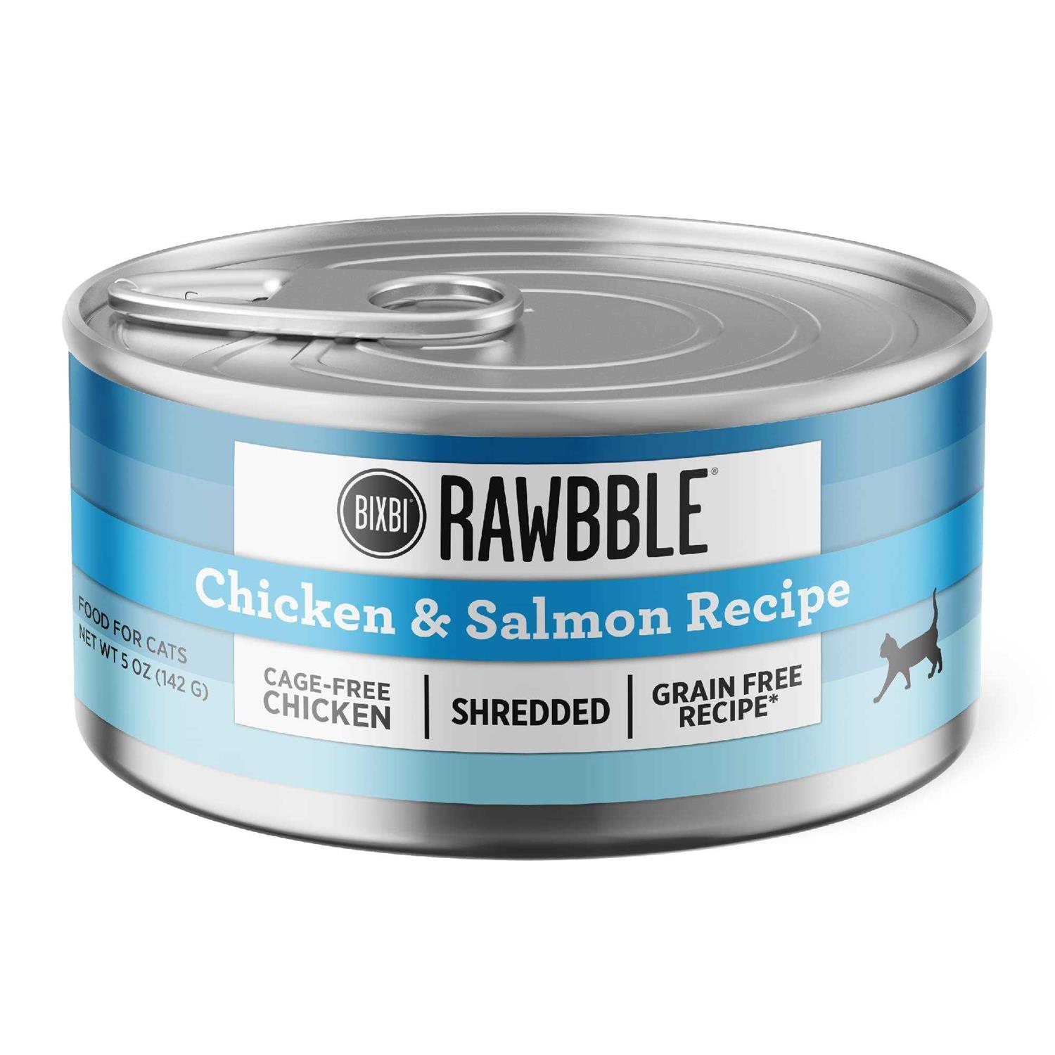 Bixbi Rawbble Chicken Recipe Shredded Canned Cat Food