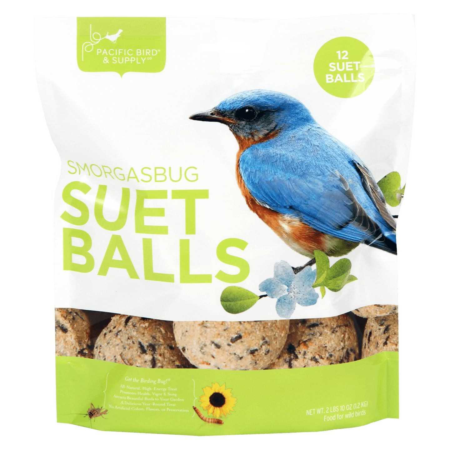 Pacific Bird & Supply Co Smorgasbug Suet Balls