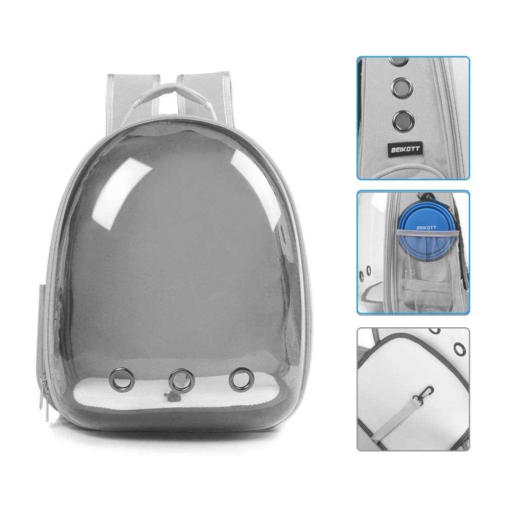 BEIKOTT Cat Backpack Carriers Bag Dog Backpack Pet Bubble for Small Cats Puppies Dogs Bunny