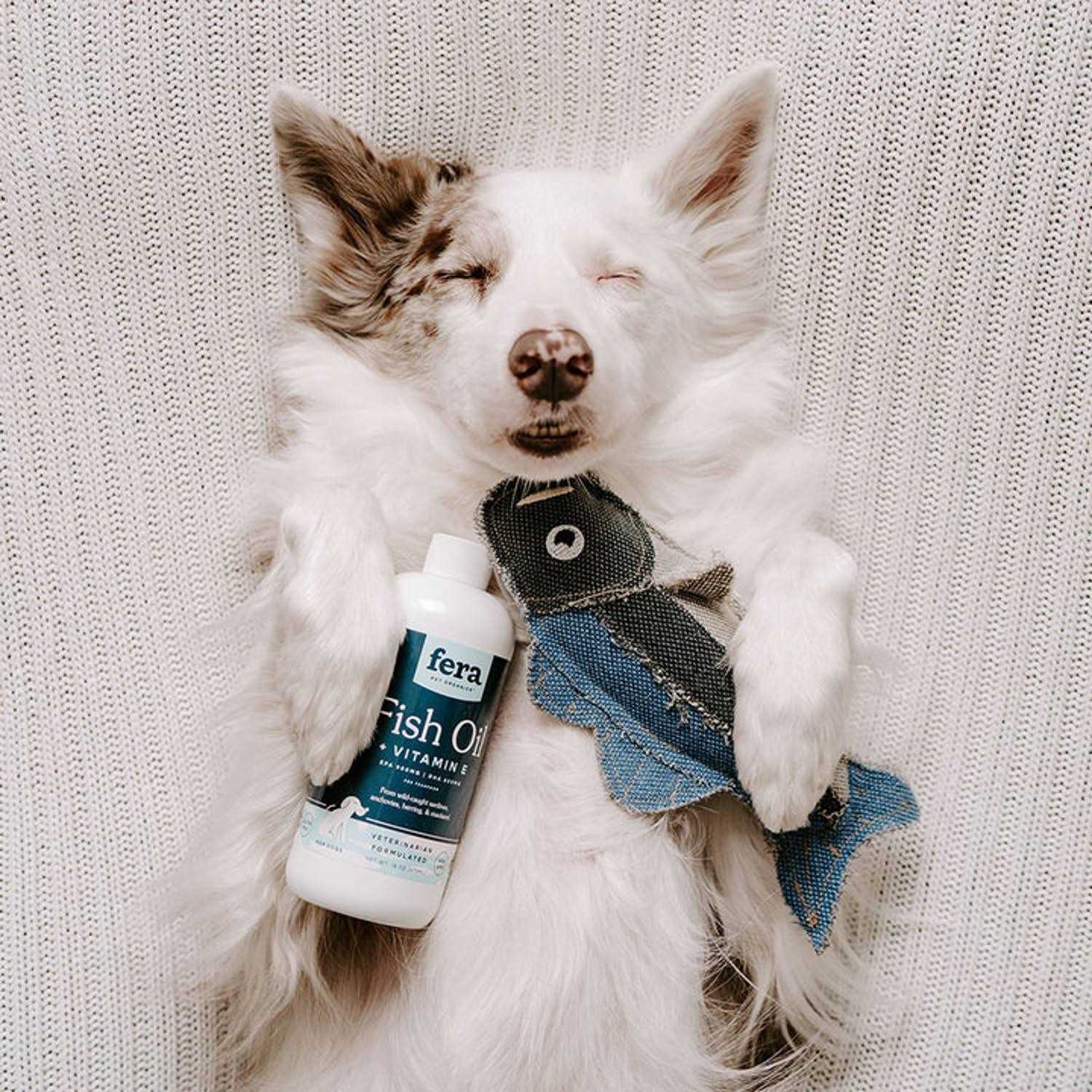 Fera Pet Organics Fish Oil + Vitamin E Supplement for Dog & Cat