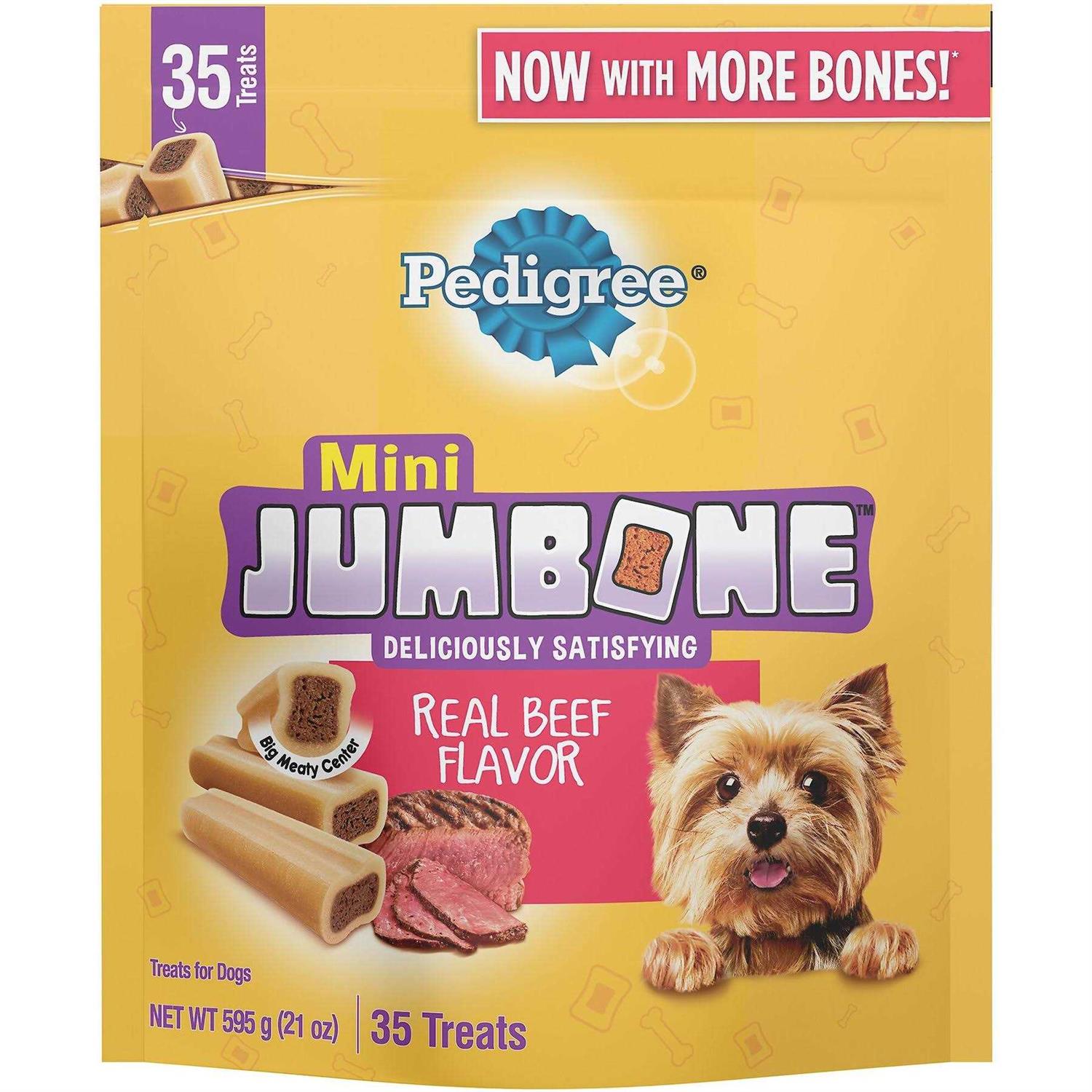 Pedigree Jumbone Real Beef Flavor Mini Dog Treats