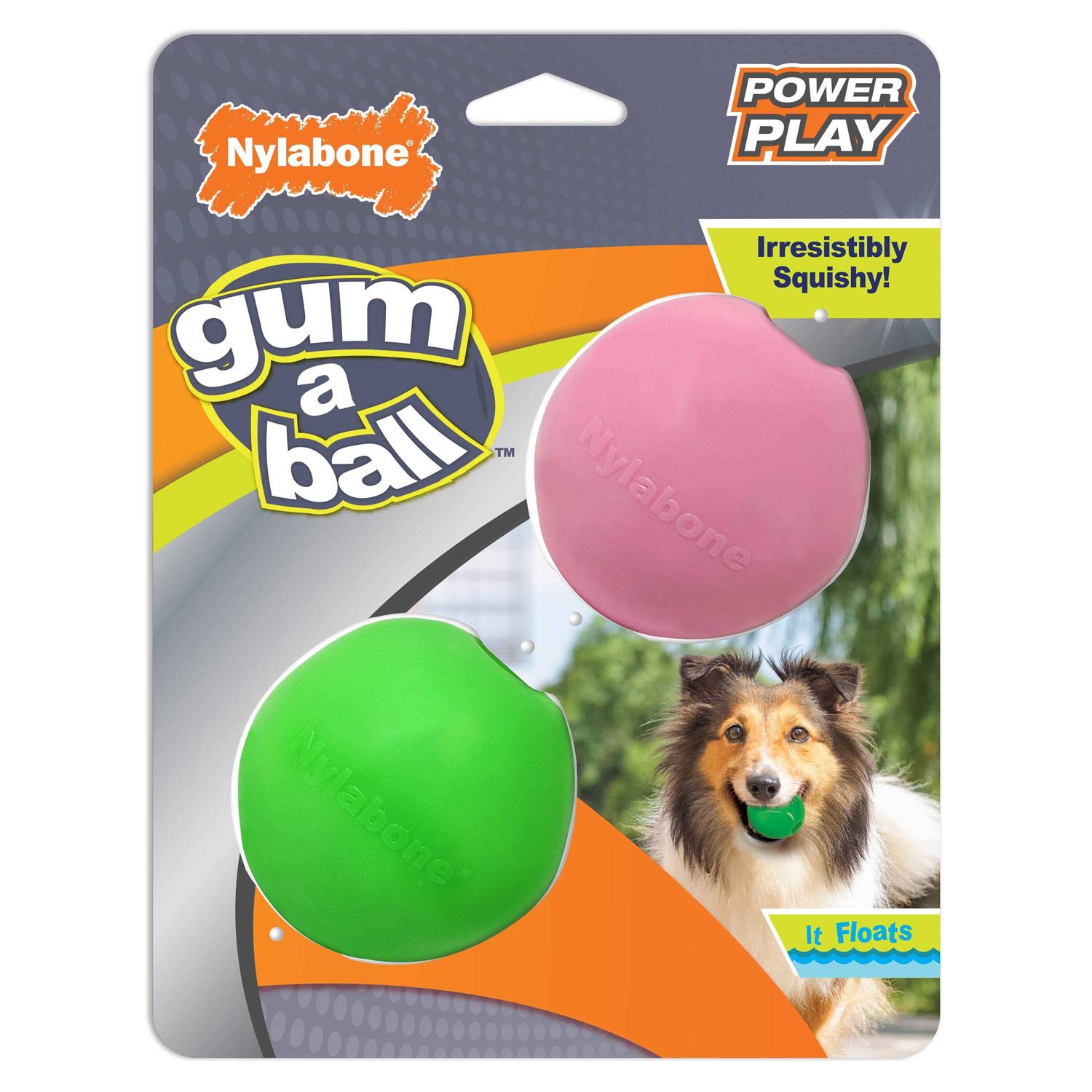 Nylabone Power Play Gum-a-Ball Toy for Dogs