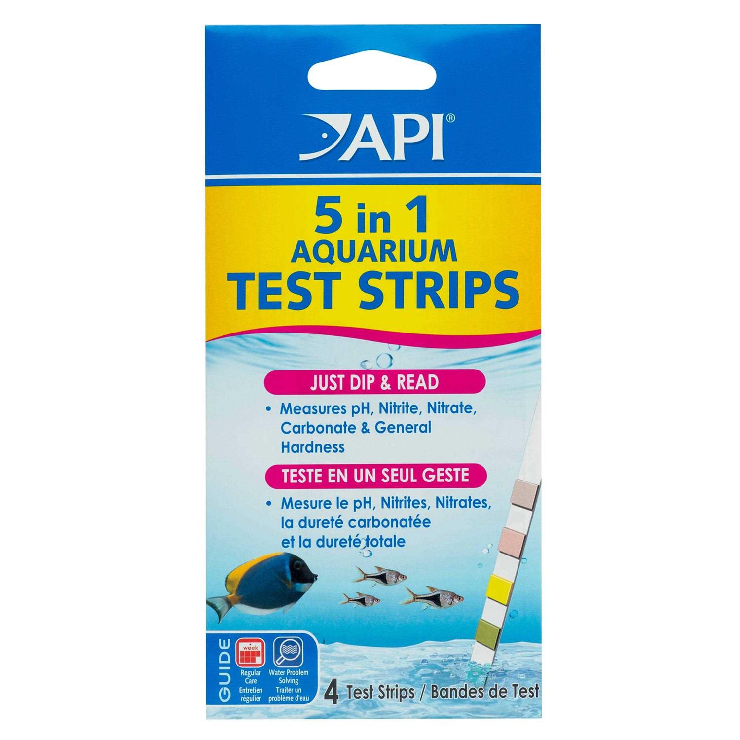 API 5 in 1 Aquarium Test Strips