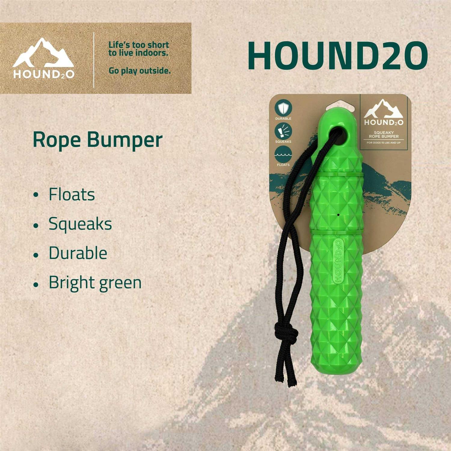 Hound2O Rope Bumper Dog Toy