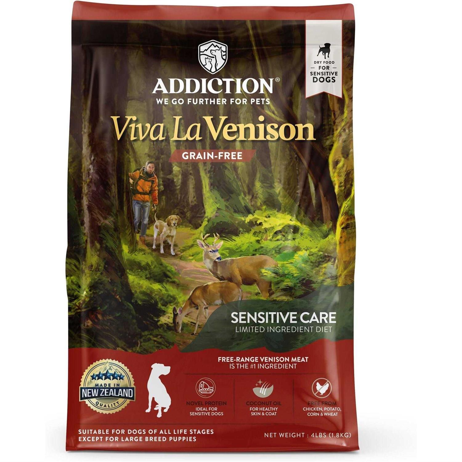 Addiction Viva La Venison Dry Dog Food