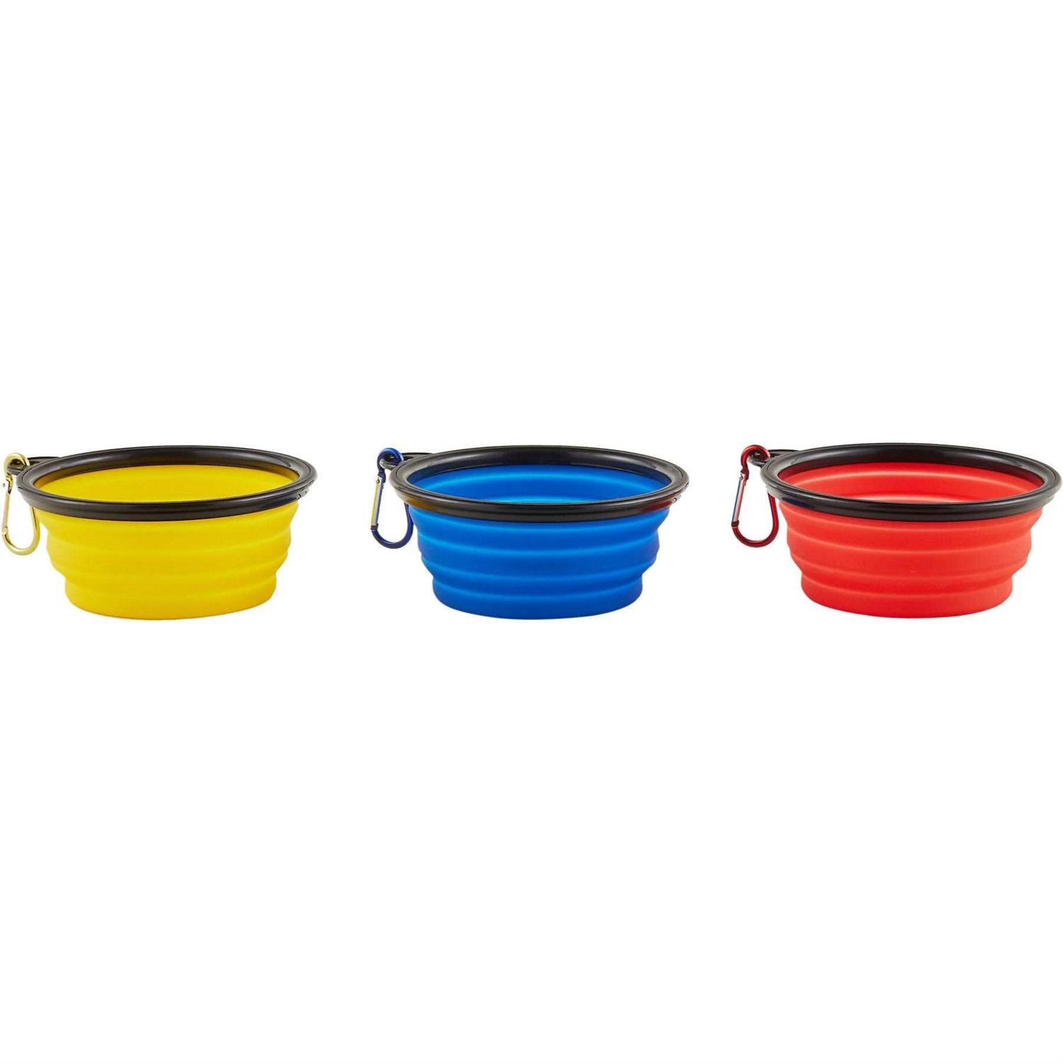 Mr. Peanut’s 3 Pack Collapsible Silicone Travel Bowls