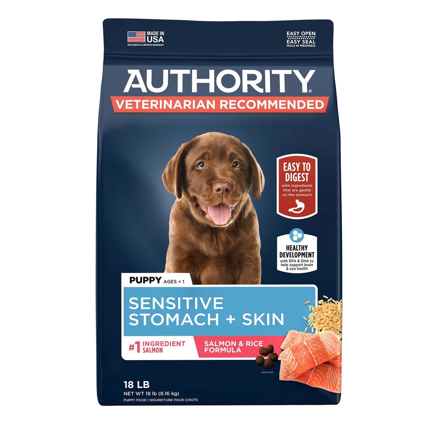 Authority Sensitive Stomach and Skin Puppy Dry Dog Food