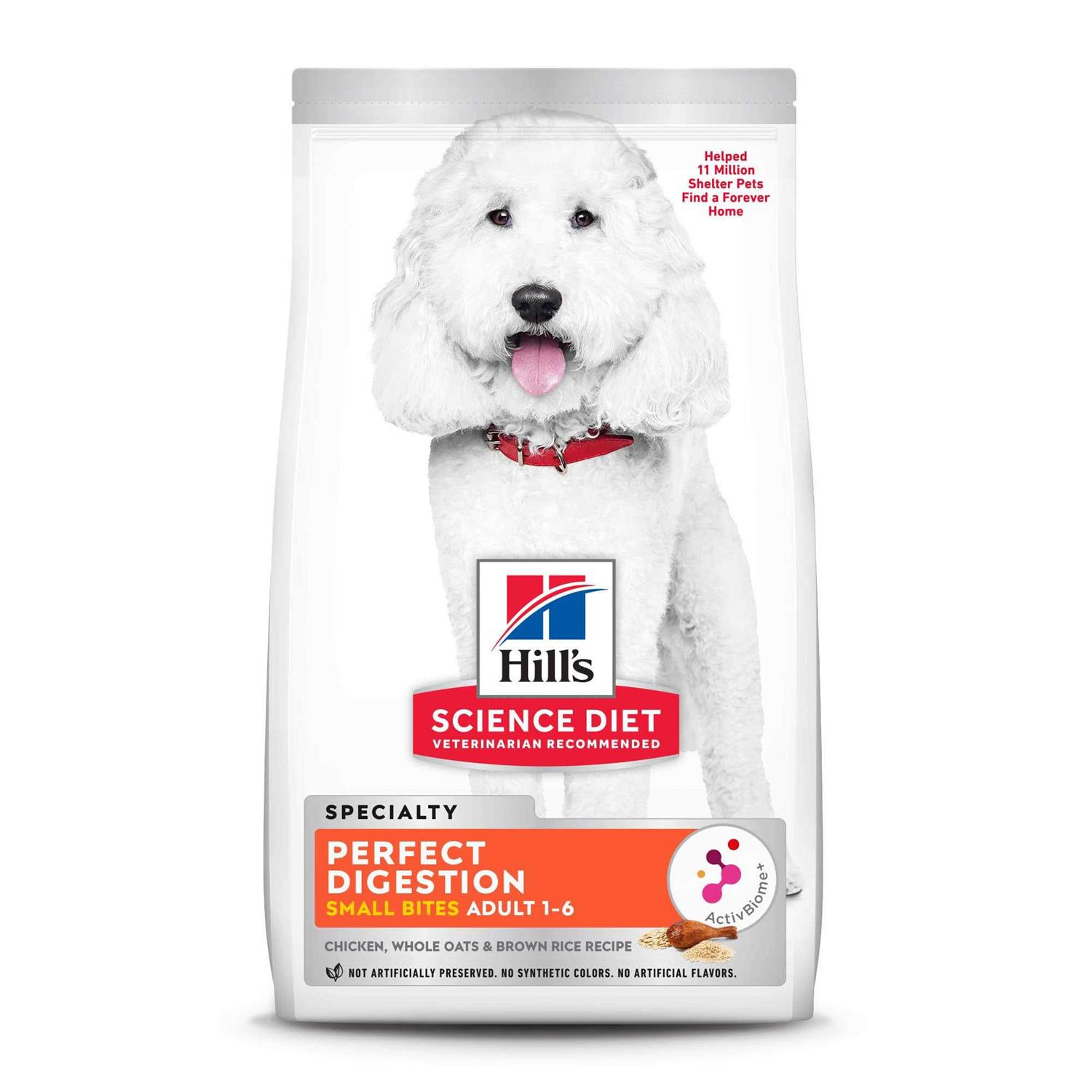 Hill’s Science Diet Adult Perfect Digestion Small Bites Chicken Dry Dog Food
