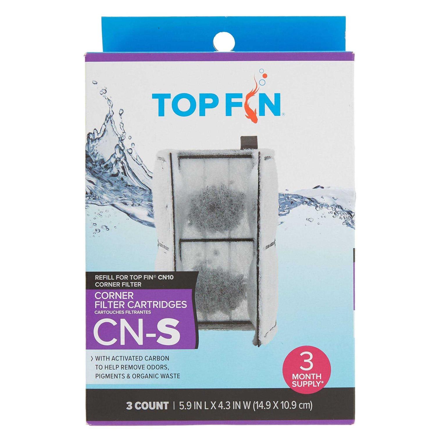 Top Fin CN-S Corner Filter Cartridges